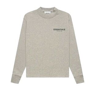 Fear of God Essentials long sleeve Heather Oat